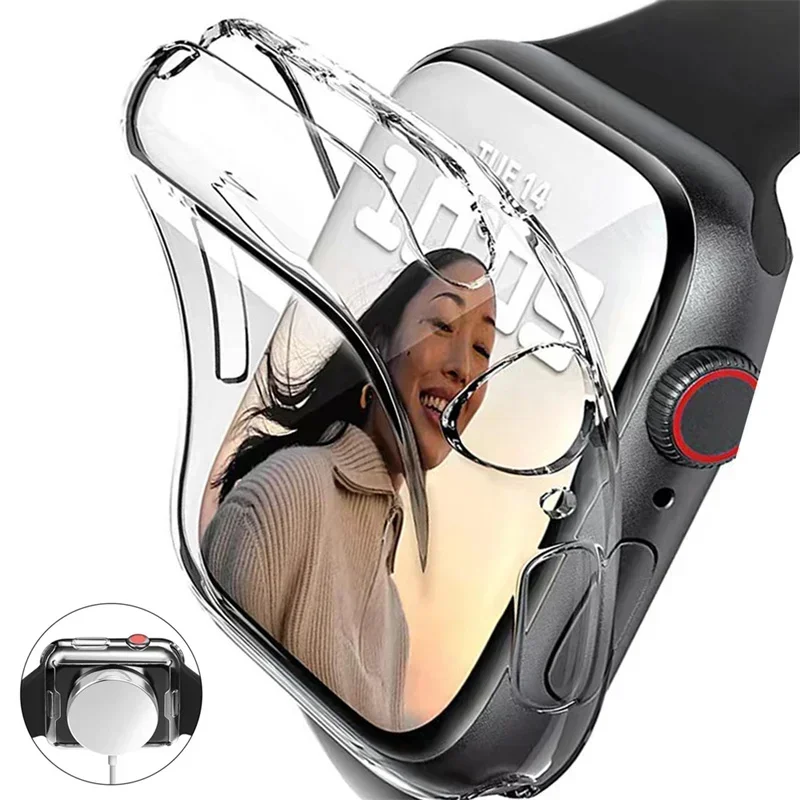 Smartwatch Case - Soft TPU Screen Protector for Apple