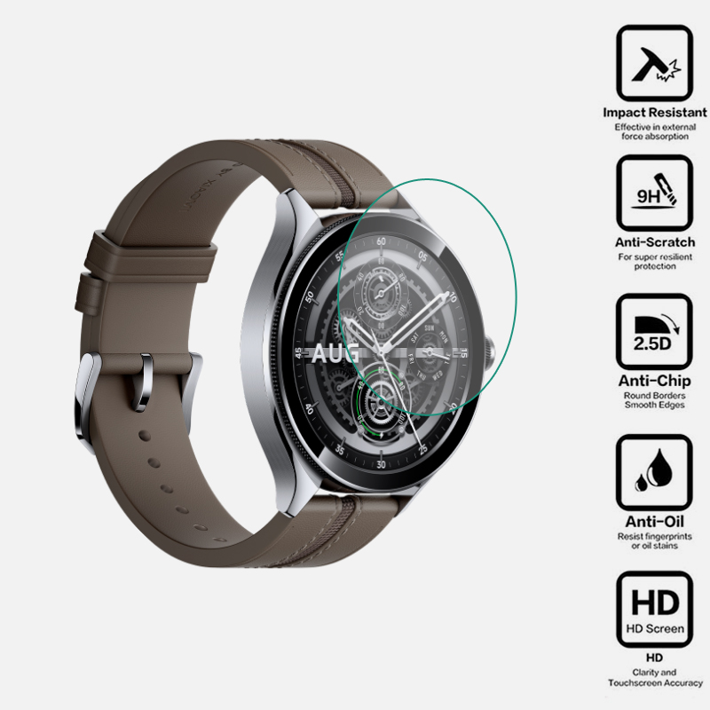Xiaomi Smartwatch S4 Accessories - Smartwatch Hard Tempered Glass Clear Protective