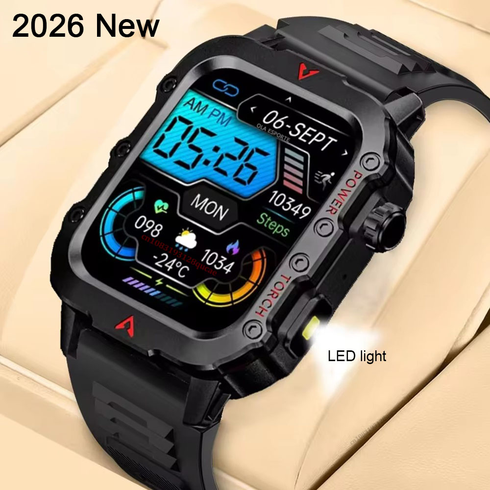 Smartwatch X12 - New Men's Smart Watch LED Flashlight