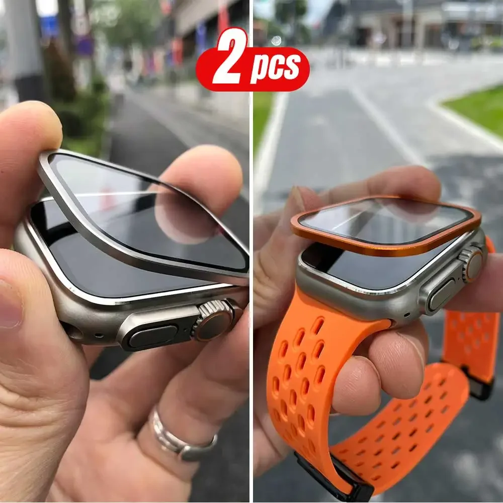 2PCS Titanium Metal Frame for  - Smartwatch Case ulasan dan harga