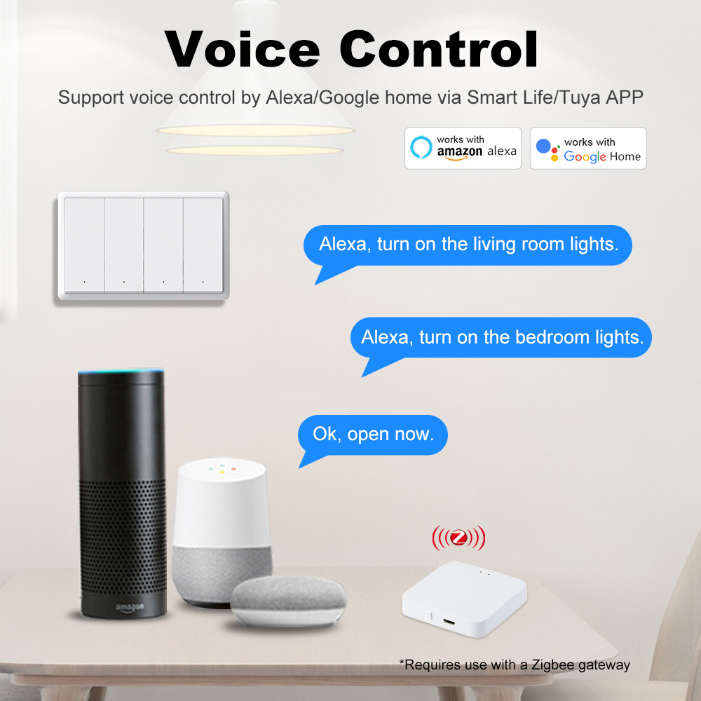 Manhot Smart zigbee Switch No  - Smart Accessories ulasan dan harga