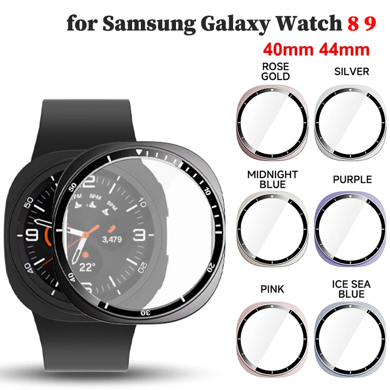 Tempered Glass+PC Cover for Sa - Samsung Smartwatch Accessories ulasan dan harga
