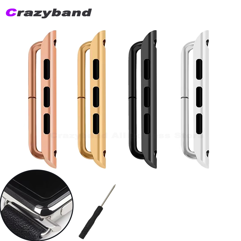 2pcs Stainless Steel Connector - Apple Smartwatch Accessories ulasan dan harga