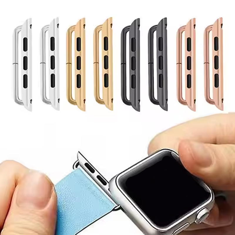 2pcs Stainless Steel Connector - Apple Smartwatch Accessories ulasan dan harga