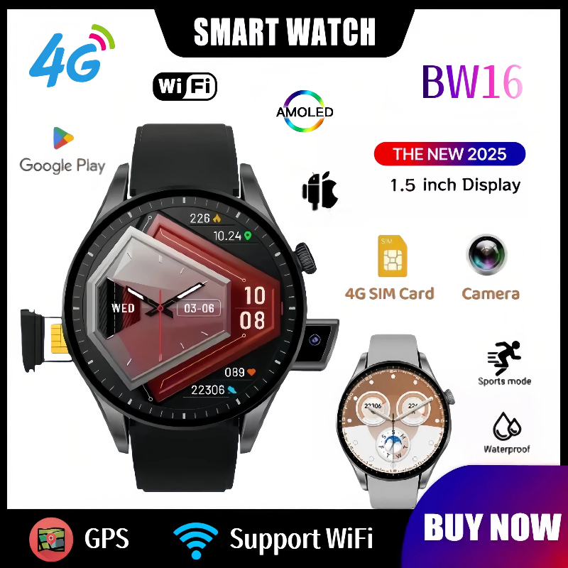 New 4G Smartwatch BW16: WiFi | - Smartwatch Nexus ulasan dan harga
