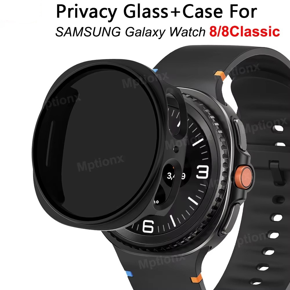 Privacy Glass+Case For Samsung - Samsung Smartwatch Ultra Accessories ulasan dan harga