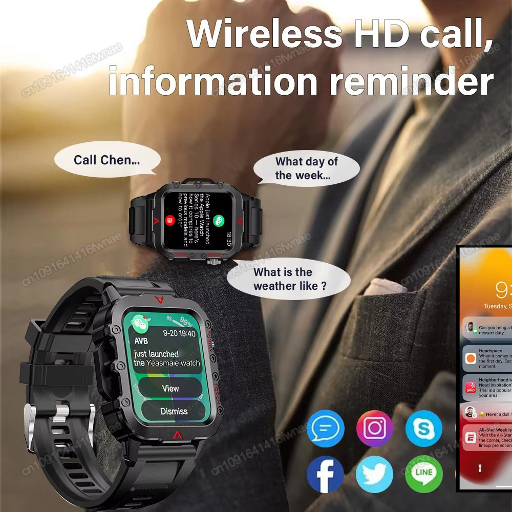 New Men's Smart Watch LED Flas - Smartwatch X12 ulasan dan harga