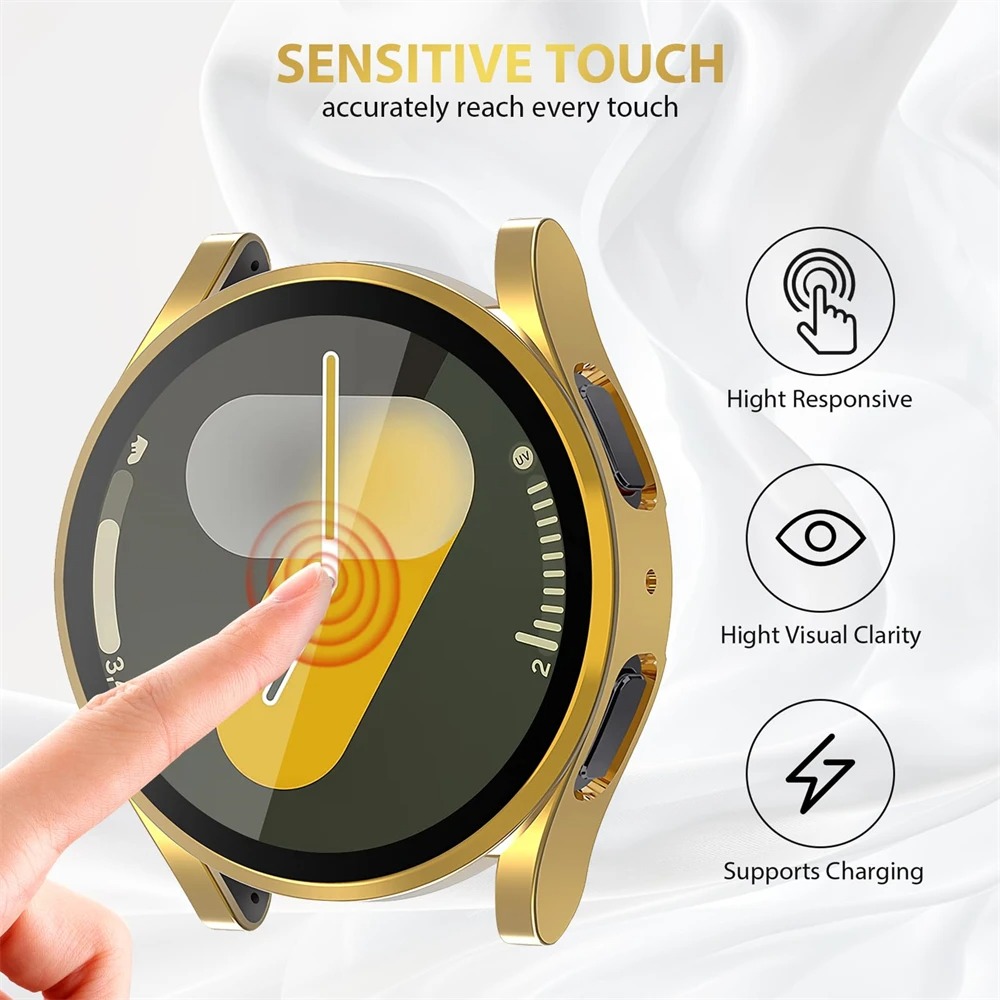2PCS Transparent TPU Full Cove - Accessories For Galaxy Watch 5 ulasan dan harga