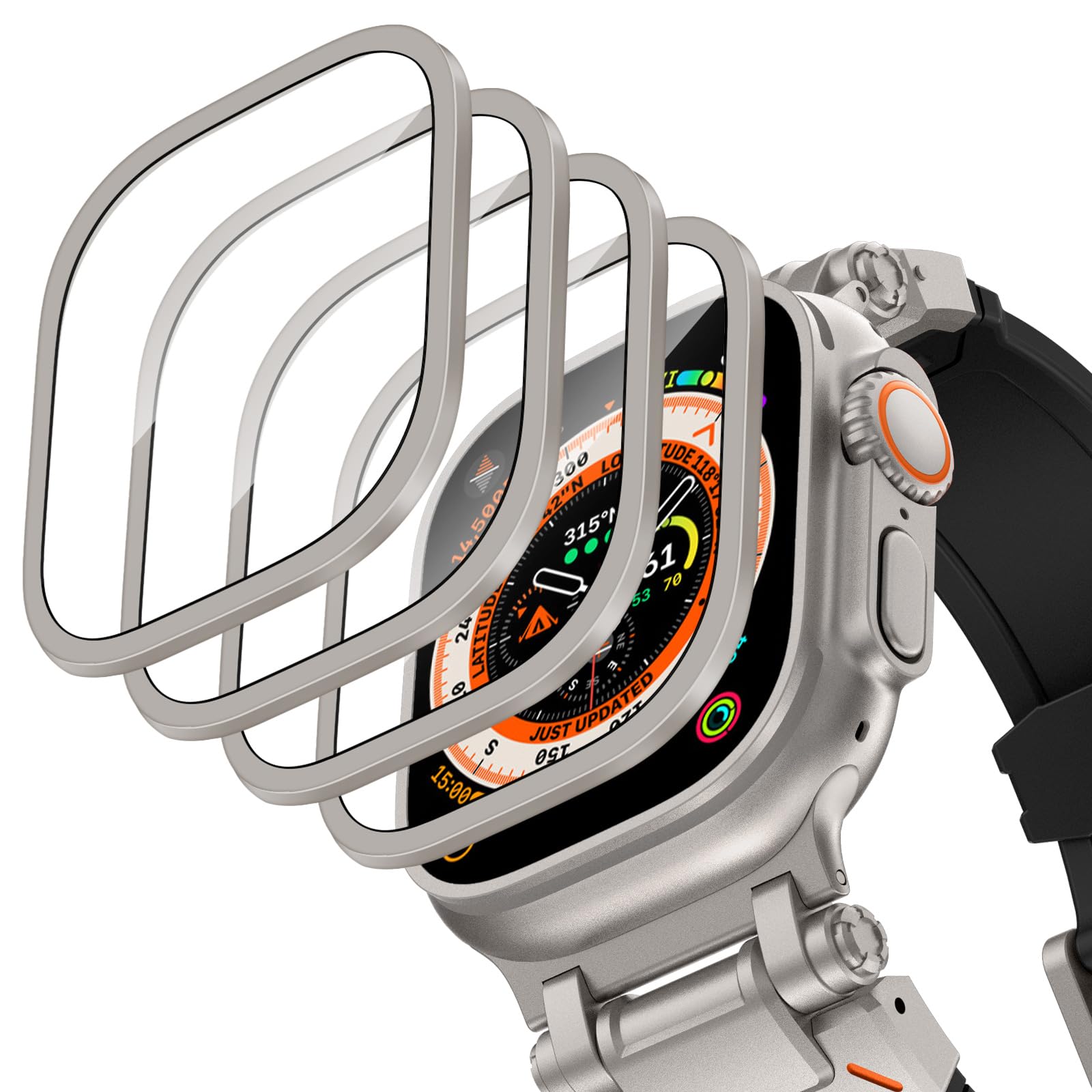 Aluminium Alloy Case+Tempered  - Watch Case Bumper ulasan dan harga