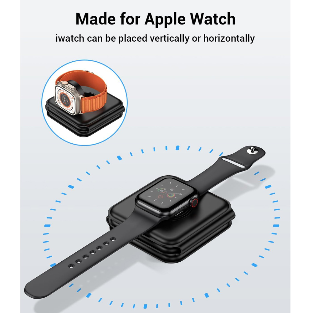 3 In 1 Wireless Charging Stati - Wireless Charger Watch ulasan dan harga