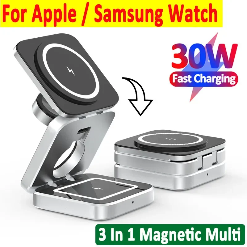 30W Magnetic Wireless Charger  - Watch Charger Cable ulasan dan harga